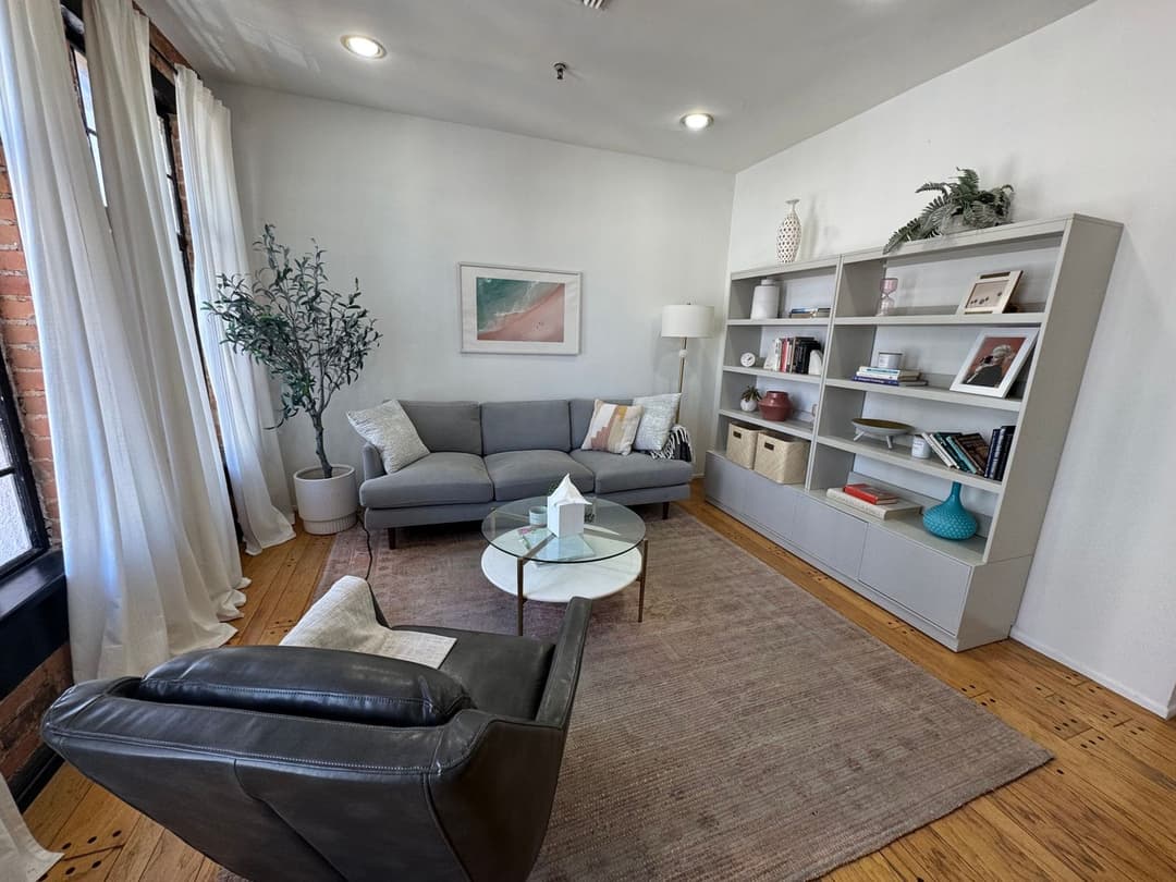 Calm counseling space